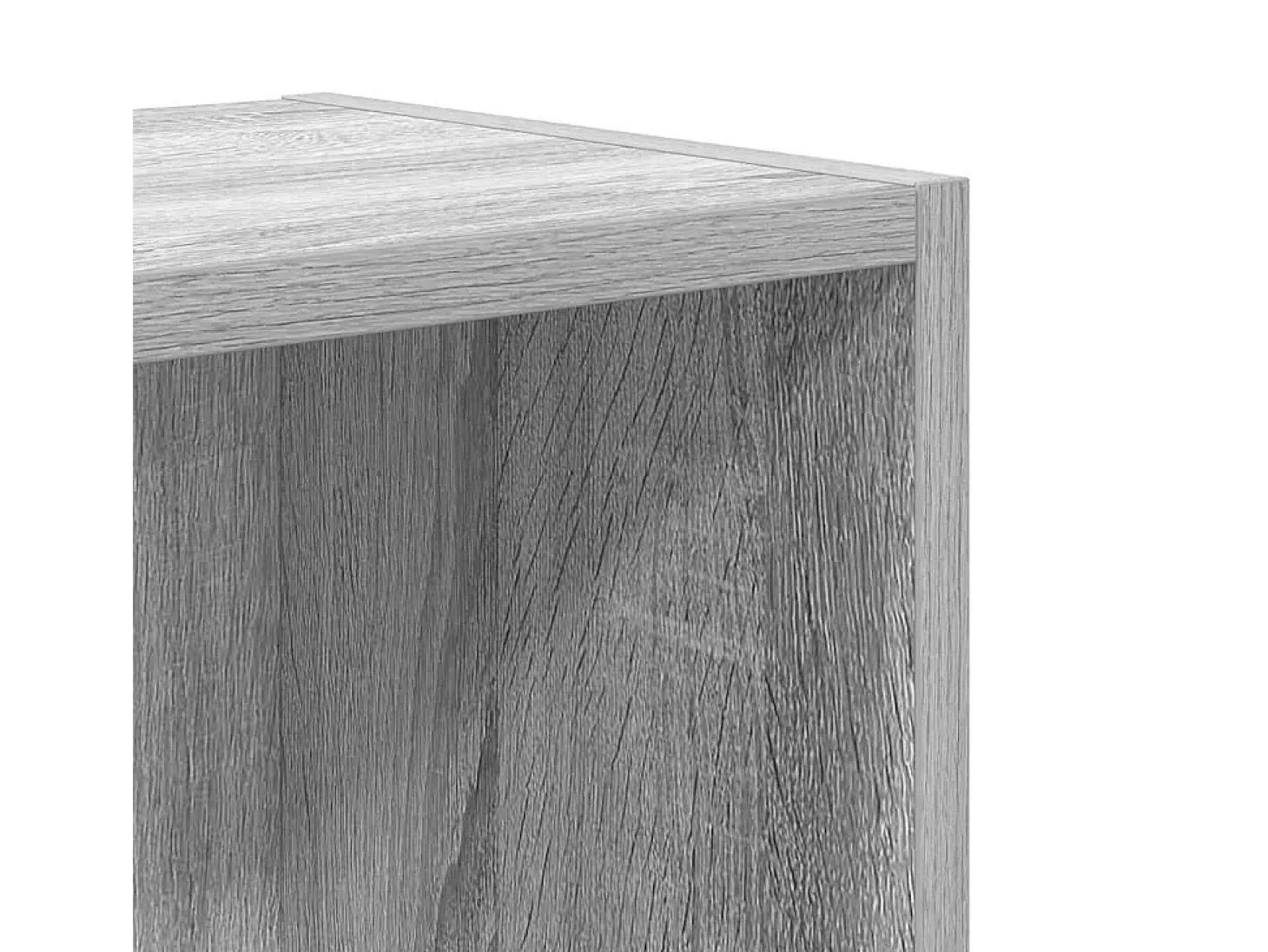 Estantería de madera de ingeniería gris sonoma 31x24x52 cm