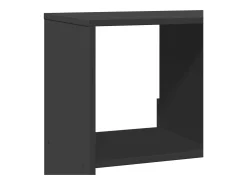 Estantería de madera de ingeniería negra 100x33x156,5 cm