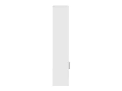 Estantería de madera de ingeniería blanca 60x24x120 cm