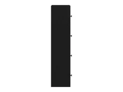 Estantería de madera de ingeniería roble negro 40x24x102 cm