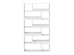 Estantería de madera de ingeniería blanca 100x33x187,5 cm