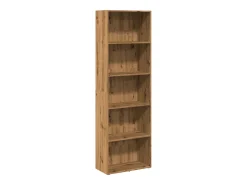 Estantería de madera de ingeniería roble artisian 60x30x189 cm