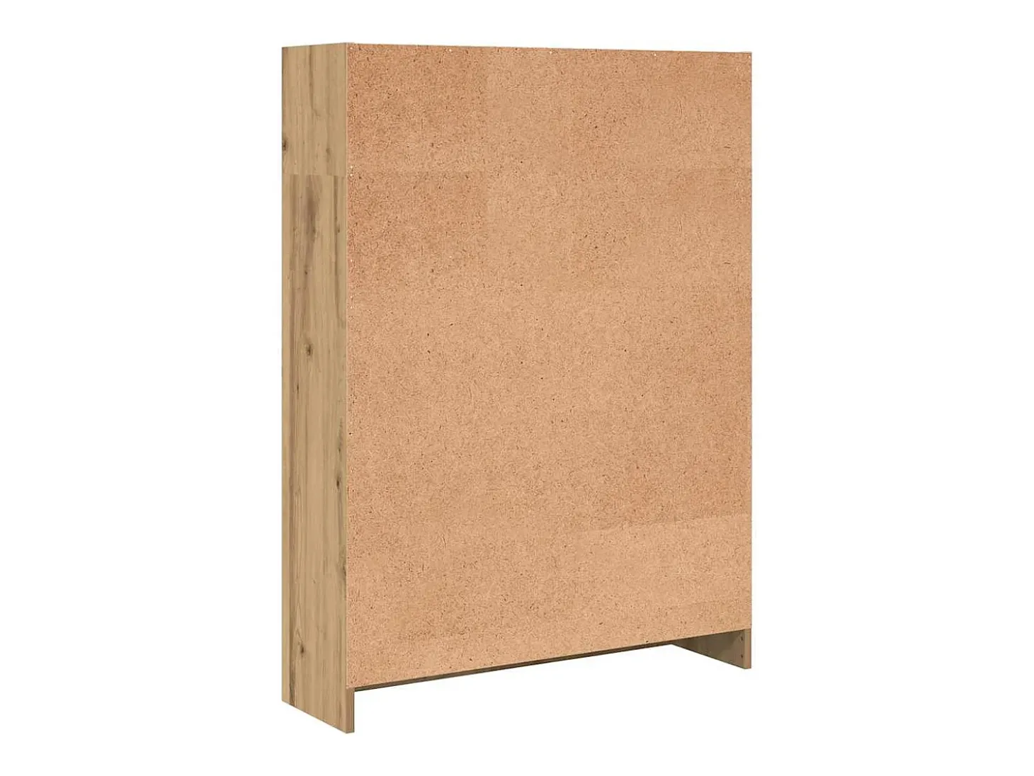 Estantería de madera de ingeniería roble artesanal 80x24x109 cm