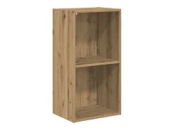Estantería de madera de ingeniería roble artisian 40x30x77 cm