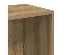 Estantería de madera de ingeniería roble artisian 40x30x77 cm
