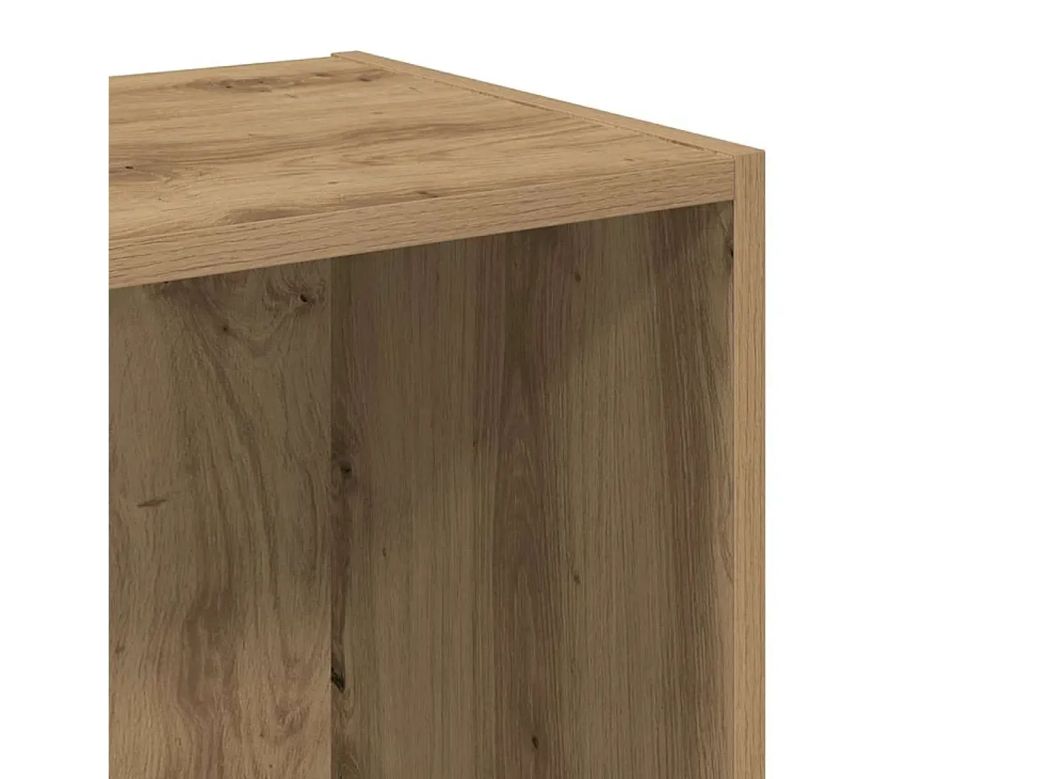Estantería de madera de ingeniería roble artisian 40x30x77 cm