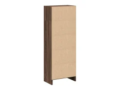 Estantería de madera de ingeniería marrón roble 40x24x109 cm