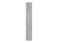 Estantería de madera de ingeniería gris hormigón 60x30x189 cm