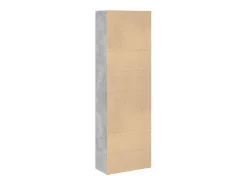 Estantería de madera de ingeniería gris hormigón 60x30x189 cm