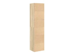 Estantería de madera de ingeniería roble sonoma 31x24x127 cm