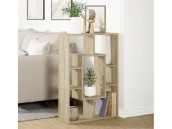 Estantería de madera de ingeniería roble Sonoma 63x20x90 cm