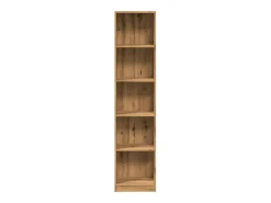 Estantería de madera de ingeniería roble artesanal 40x24x176 cm