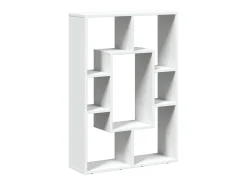 Estantería de madera de ingeniería blanco 63x20x90 cm