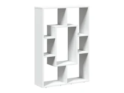 Estantería de madera de ingeniería blanco 63x20x90 cm