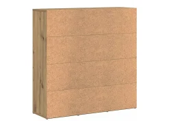 Estantería de madera de ingeniería roble artisan 90x28x90 cm