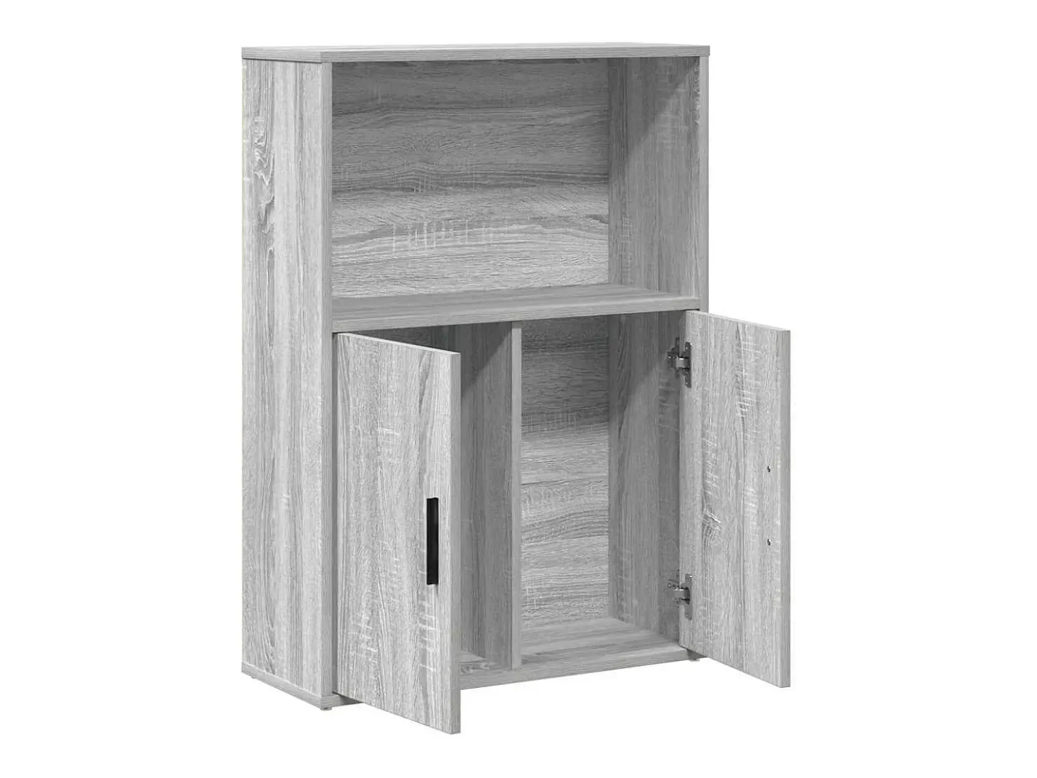 Estantería de madera de ingeniería gris sonoma 60x24x85 cm
