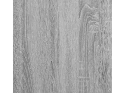 Estantería de madera de ingeniería gris sonoma 60x24x85 cm