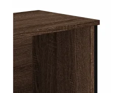 Estantería de madera de ingeniería marrón roble 50x31x137,5 cm
