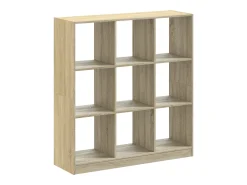 Estantería de madera de ingeniería roble Sonoma 102x32x108 cm