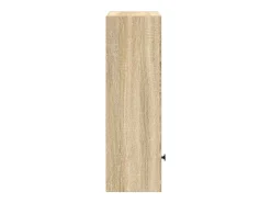 Estantería de madera de ingeniería roble sonoma 31x24x77 cm