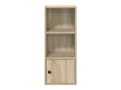 Estantería de madera de ingeniería roble sonoma 31x24x77 cm