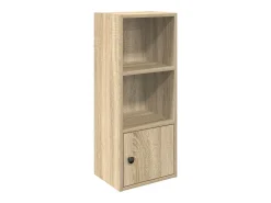 Estantería de madera de ingeniería roble sonoma 31x24x77 cm