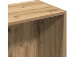 Estantería de madera ingeniería roble artisan 36x30x143 cm