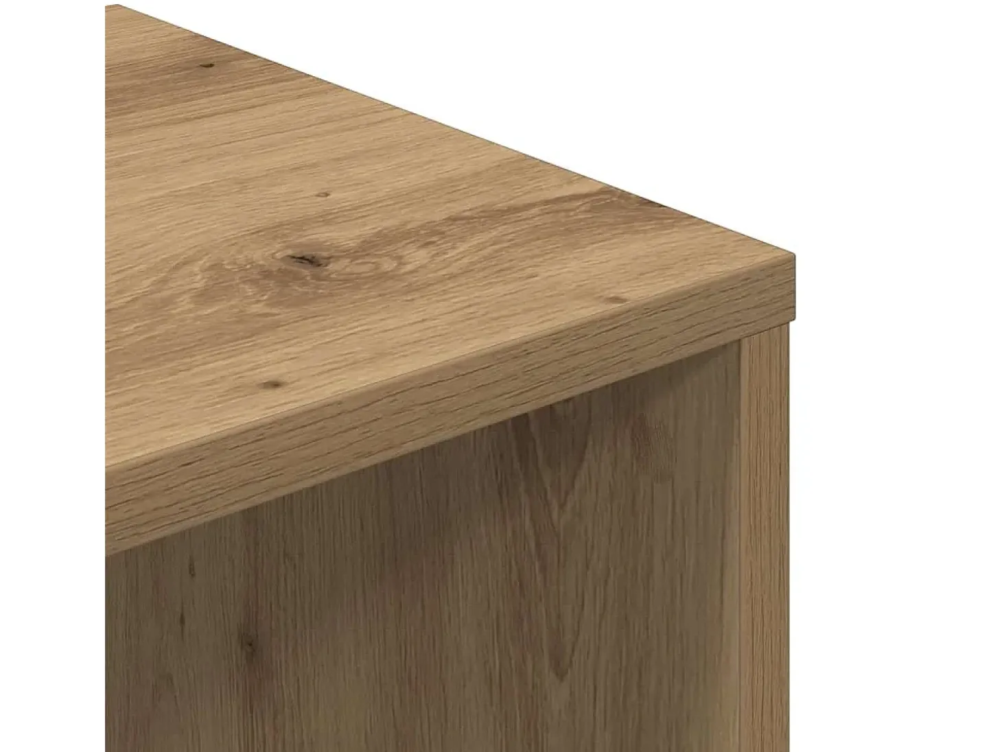 Estantería de madera ingeniería roble artisan 34x31x112 cm