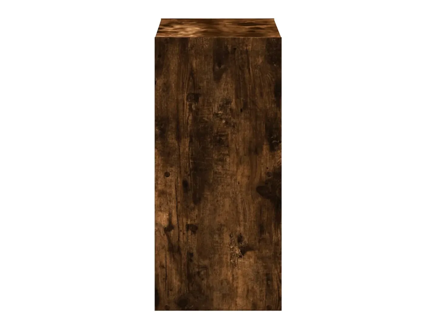 Estantería de madera ingeniería roble ahumado 68,5x32x68,5 cm