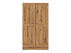 Estantería de madera ingeniería roble artisan 82,5x30,5x150 cm