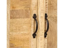 Estantería de madera maciza de mango 50x30x180 cm