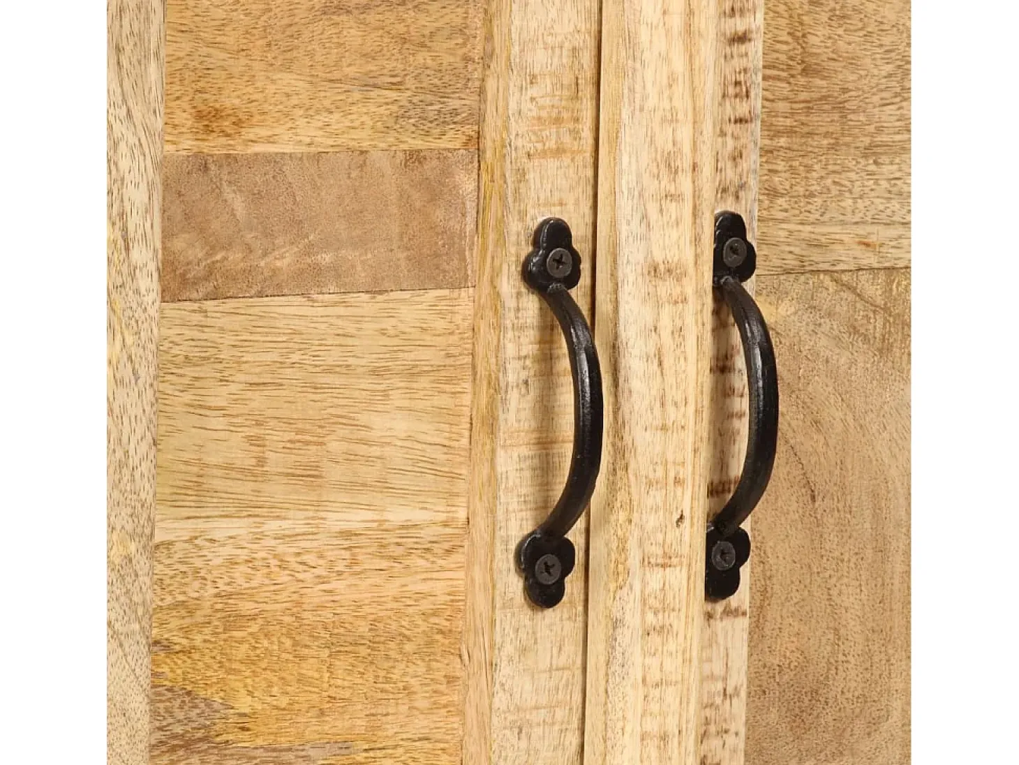 Estantería de madera maciza de mango 50x30x180 cm