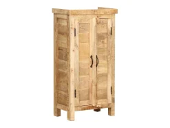 Estantería de madera maciza de mango 50x30x180 cm