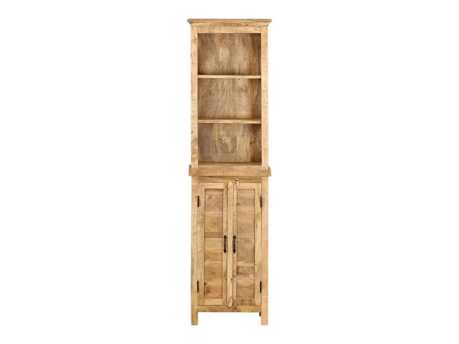 Estantería de madera maciza de mango 50x30x180 cm