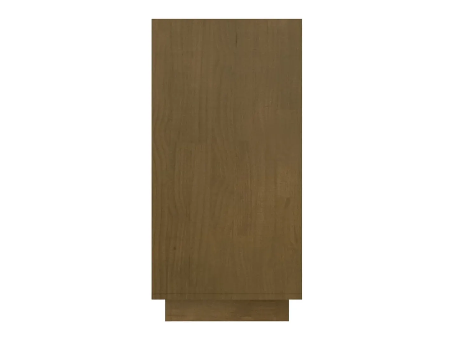 Estantería de madera maciza de pino marrón miel 80x35x71 cm