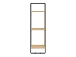 Estantería de pared 3 niveles madera roble Sonoma 30x25x100 cm ES73176