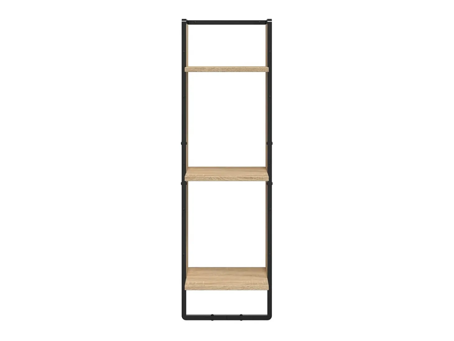 Estantería de pared 3 niveles madera roble Sonoma 30x25x100 cm ES73176