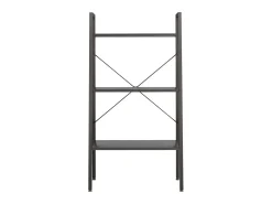 Estantería de pie 3 baldas negra 56x35x108 cm ES409130