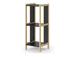 Estantería de pie negro 40x40x107 elvia