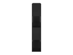 Estantería divisor de espacios negro 100x24x124 cm