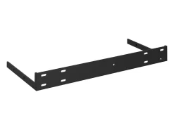 Estantería flotante de pared 4 piezas Negro Brillo 40x23x3,8 cm MDF