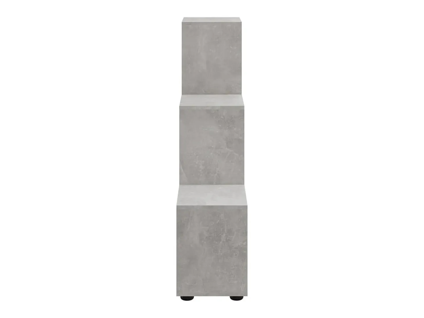 Estantería forma de escalera madera contrachapada gris hormigón
