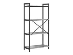 Estantería Gris sonoma 60 x 30 x 118 cm Madera contrachapada