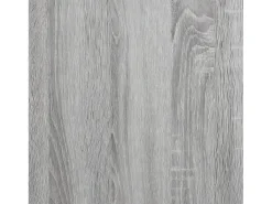 Estantería hierro y madera ingeniería gris Sonoma 80x30x78,5 cm