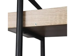 Estantería independiente con 5 baldas 91 × 25,5 × 173 cm roble claro 19_0000144