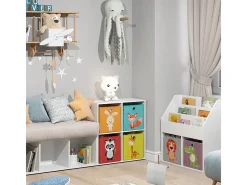 Estantería infantil blanco 72.6x29x72 tetra