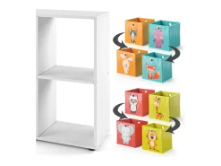 Estantería infantil blanco 72.6x29x72 tetra
