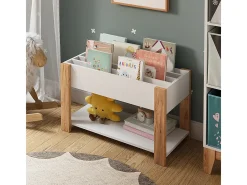 Estantería infantil blanco/artesano 80x37x46 malia