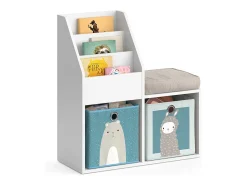 Estantería infantil blanco 30.9x72x79 luigi