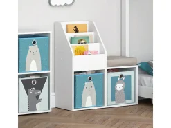 Estantería infantil blanco 30.9x72x79 luigi